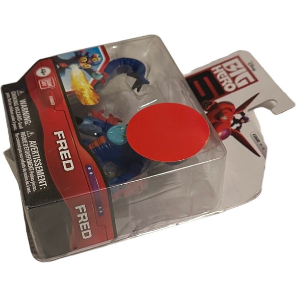 Disney Big Hero 6 The Series Fred 2014 Ban Dai Action Figure New In Box NIB Rare - Picture 3 of 9